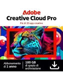 Adobe Creative Cloud Pro per singoli utenti  - Abbonamento 12 Mesi Mac/Win ITALIANO