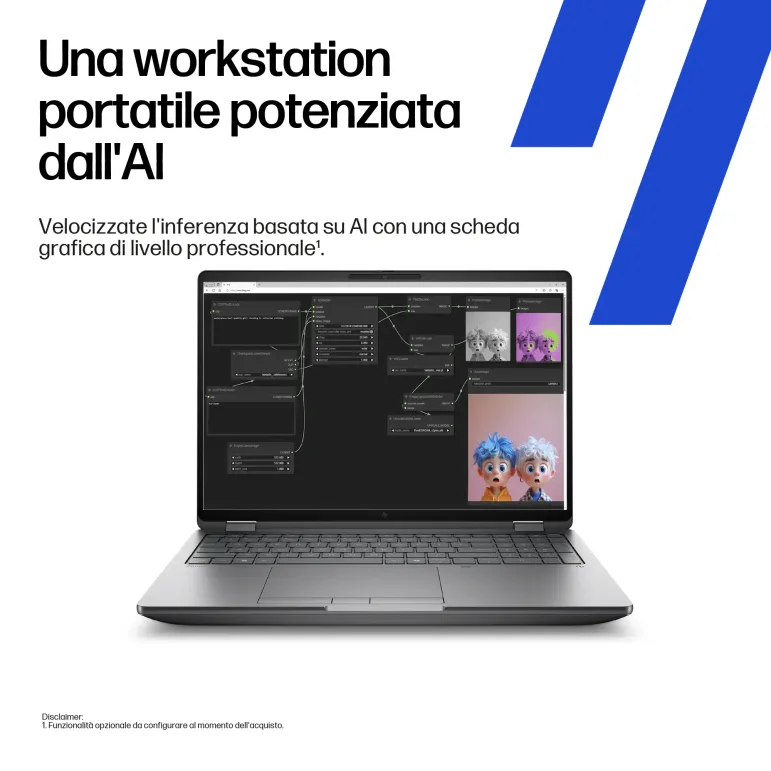 HP ZBook Fury G1i 16 Wolf Pro Security Edition - Data Science Intel Core Ultra 9 285HX Workstation mobile 40,6 cm (16") 2.5K 64