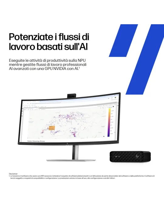 HP Z2 Mini G1i Wolf Pro Security Edition Intel Core Ultra 7 265 32 GB DDR5-SDRAM 1 TB SSD NVIDIA RTX A1000 Windows 11 Pro Mini