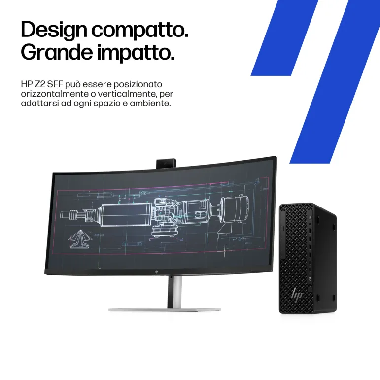 HP Z2 SFF G1i Workstation Wolf Pro Security Edition Intel Core Ultra 7 265 32 GB DDR5-SDRAM 1 TB SSD NVIDIA RTX A400 Windows 11