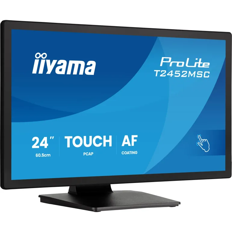 iiyama ProLite T2452MSC-B2 Monitor PC 61 cm (24") 1920 x 1080 Pixel Full HD Touch screen
