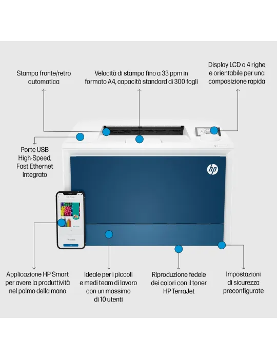 HP Color LaserJet Pro Stampante 4202dn
