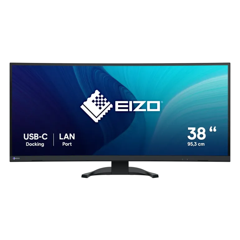 EIZO FlexScan EV3851X monitor 37,5" Curvo UltraWide per Post-Produzione e Video-Editing - NERO