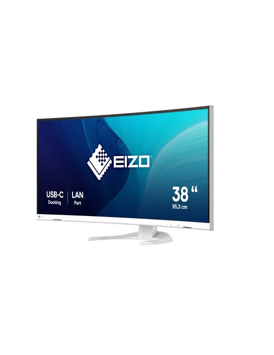 EIZO FlexScan EV3851X monitor 37,5" Curvo UltraWide per Post-Produzione e Video-Editing - BIANCO