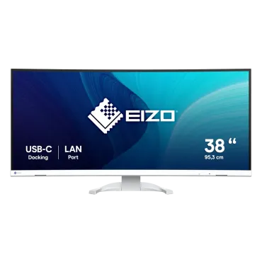 EIZO FlexScan EV3851X monitor 37,5" Curvo UltraWide per Post-Produzione e Video-Editing - BIANCO