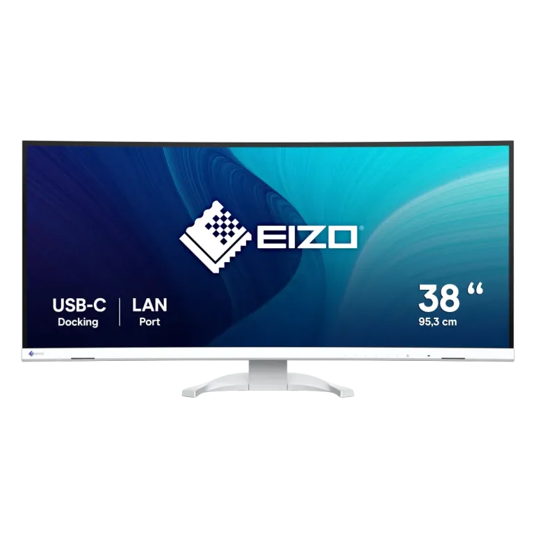 EIZO FlexScan EV3851X monitor 37,5" Curvo UltraWide per Post-Produzione e Video-Editing - BIANCO