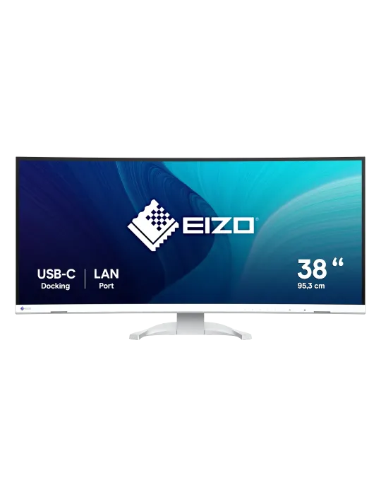 EIZO FlexScan EV3851X monitor 37,5" Curvo UltraWide per Post-Produzione e Video-Editing - BIANCO