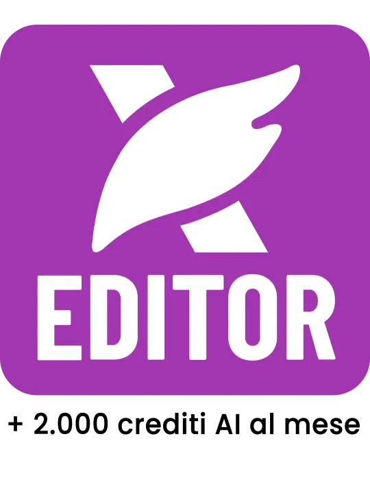 Foxit PDF Editor - abbonamento 12 mesi - modifica professionale di PDF per Win, macOS e Web + 2.000 crediti AI al mese