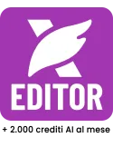 Foxit PDF Editor - abbonamento 12 mesi - modifica professionale di PDF per Win, macOS e Web + 2.000 crediti AI al mese