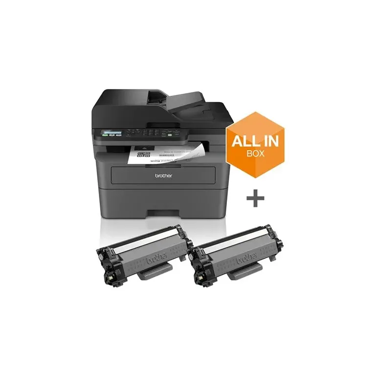 Brother MFC-L2827DWXL stampante Laser A4 BOX 2 TONER INCLUSI