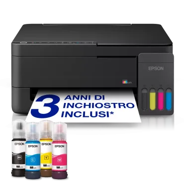 Epson EcoTank ET-2910 stampante multifunzione A4 Wi-Fi e AirPrint con serbatoi di inchiostro