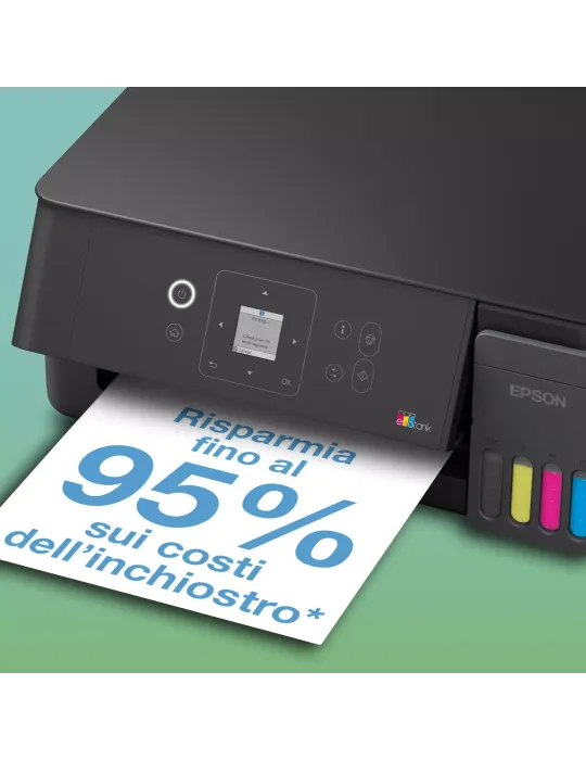 Epson EcoTank ET-2920 stampante multifunzione A4 Wi-Fi e AirPrint con serbatoi di inchiostro e display LCD
