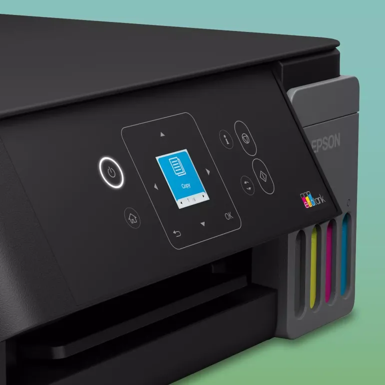 Epson EcoTank ET-2920 stampante multifunzione A4 Wi-Fi e AirPrint con serbatoi di inchiostro e display LCD