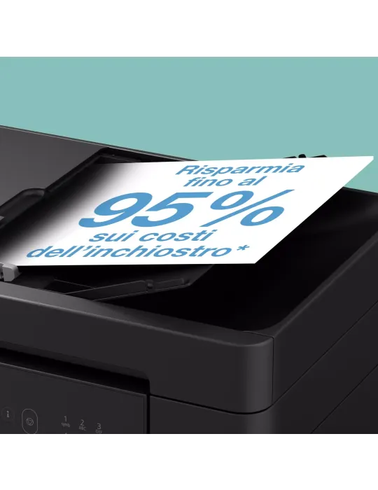 Epson EcoTank ET-4900 stampante multifunzione A4 Wi-Fi e AirPrint con serbatoi di inchiostro, display LCD e ADF