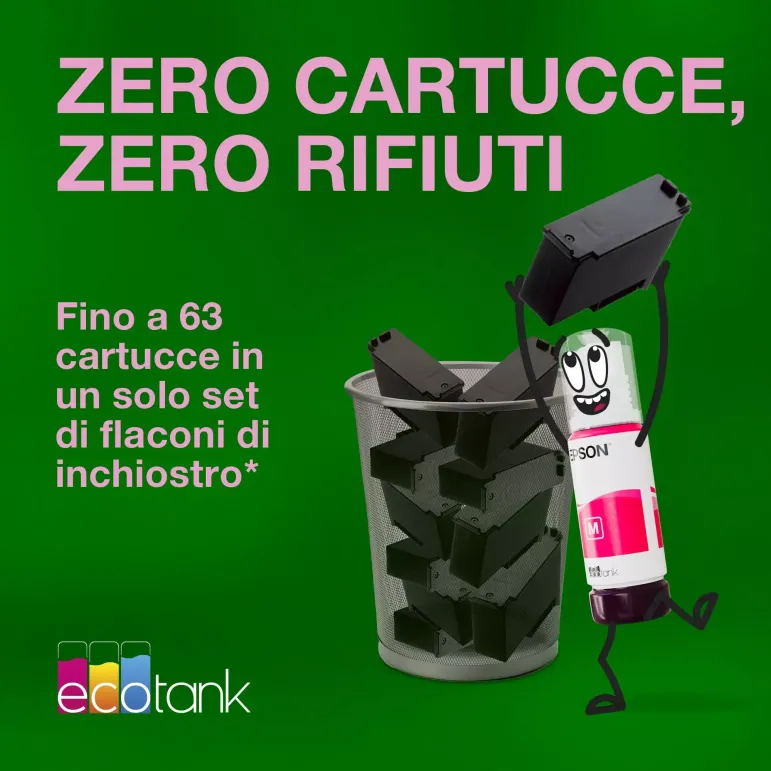 Epson EcoTank ET-1910 stampante A4 Wi-Fi e AirPrint con serbatoi di inchiostro