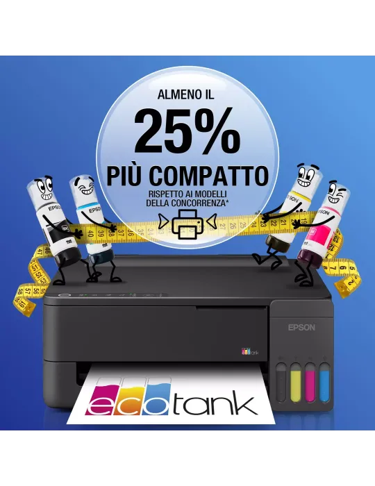 Epson EcoTank ET-1910 stampante A4 Wi-Fi e AirPrint con serbatoi di inchiostro