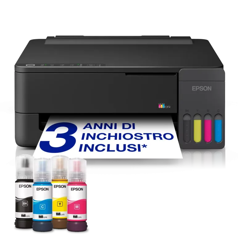 Epson EcoTank ET-1910 stampante A4 Wi-Fi e AirPrint con serbatoi di inchiostro