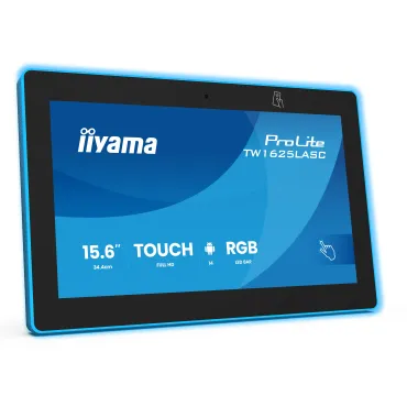 iiyama TW1625LASC-B3PNR espositore per sale riunioni 39,6 cm (15.6") 1920 x 1080 Pixel LED Wi-Fi 6 (802.11ax), Wi-Fi 5