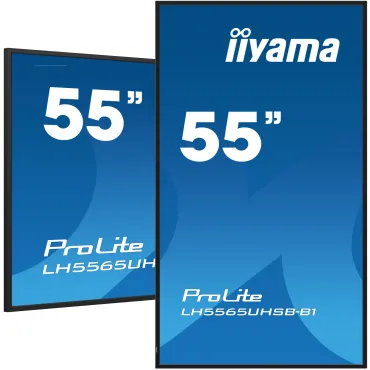 iiyama LH5565UHSB-B1 visualizzatore di messaggi Design chiosco 138,7 cm (54.6") LED Wi-Fi 800 cd m² 4K Ultra HD Nero Processore
