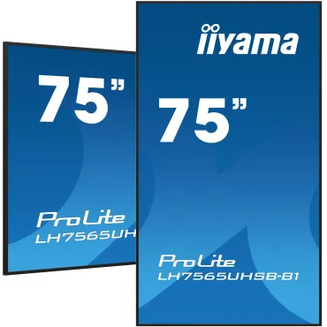 iiyama LH7565UHSB-B1 visualizzatore di messaggi Design chiosco 189,2 cm (74.5") LED Wi-Fi 800 cd m² 4K Ultra HD Nero Processore