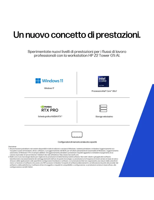 HP Z2 Tower G1i Wolf Pro Security Edition Intel Core Ultra 9 285K 32 GB DDR5-SDRAM 1 TB SSD NVIDIA RTX PRO 4000 Blackwe
