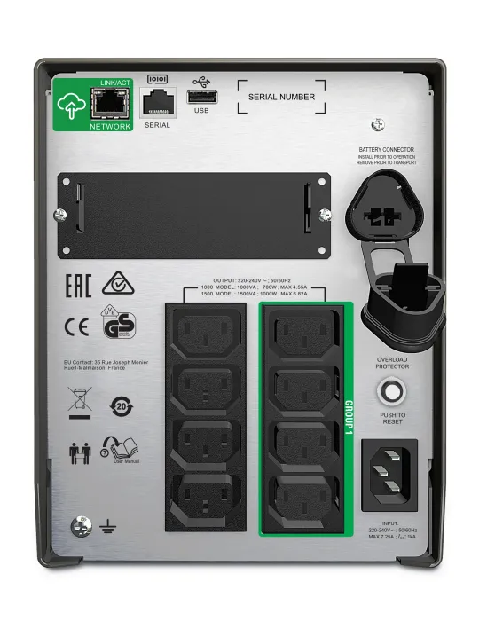 APC SMART-UPS 1000VA LCD 230V Smart Connect
