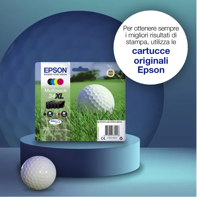 Epson Golf ball Multipack 4-colours 34 DURABrite Ultra Ink