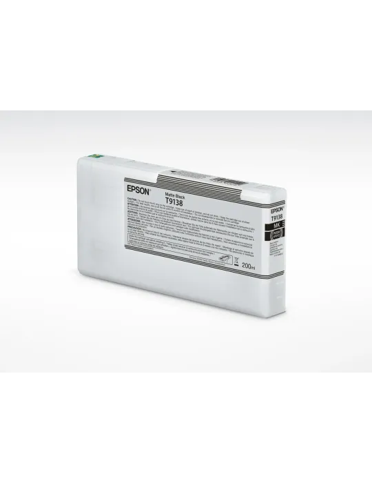 Epson T9138 Matte Black Ink Cartridge (200ml)