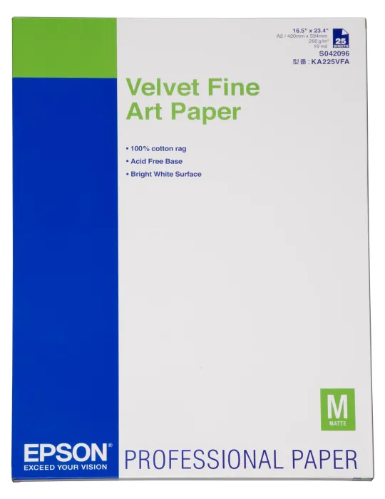 Epson Velvet Fine Art Paper