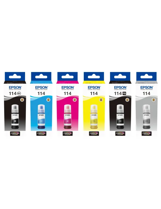 Epson 114 EcoTank Cyan ink bottle