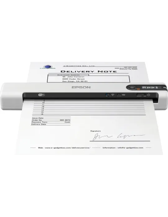 Epson WorkForce DS-80W - Scanner portatile A4 con Wi-Fi + Document Capture Pro