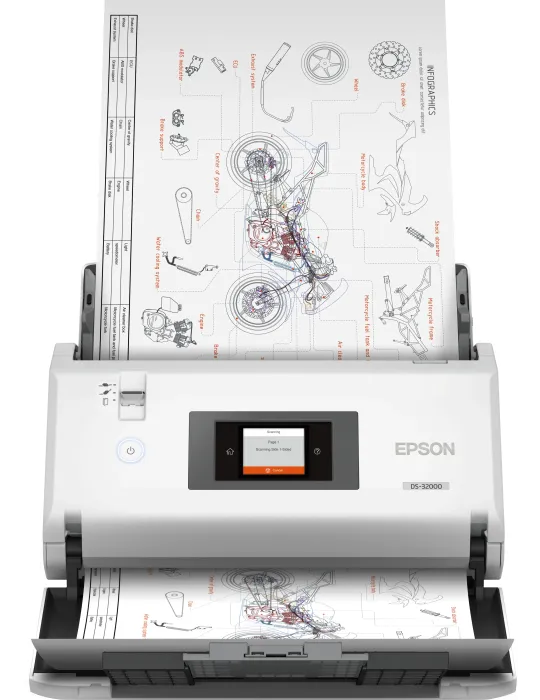 Epson WorkForce DS-32000 - Scanner per ufficio A3 + Document Capture Pro