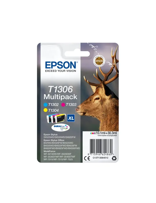 Epson Inchiostro nero singolo DURABrite Ultra Cervo T1301