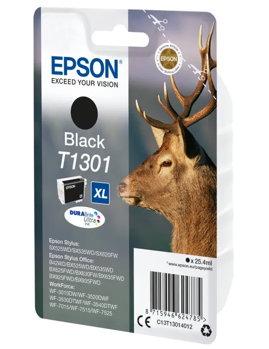 Epson Inchiostro nero singolo DURABrite Ultra Cervo T1301