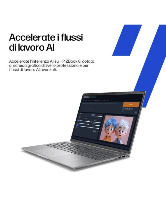 HP ZBook 8 G1i 14 inch Mobile Workstation PC Wolf Pro Security Edition Intel Core Ultra 7 255H 35,6 cm (14") WUXGA 32 GB