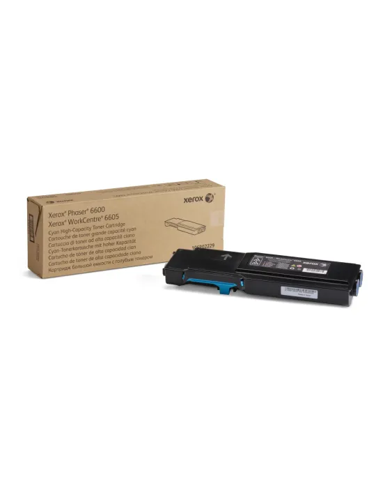 Xerox Cartuccia toner Ciano da 6.000 pagine per Phaser 6600   WorkCentre 6605 (106R02229)