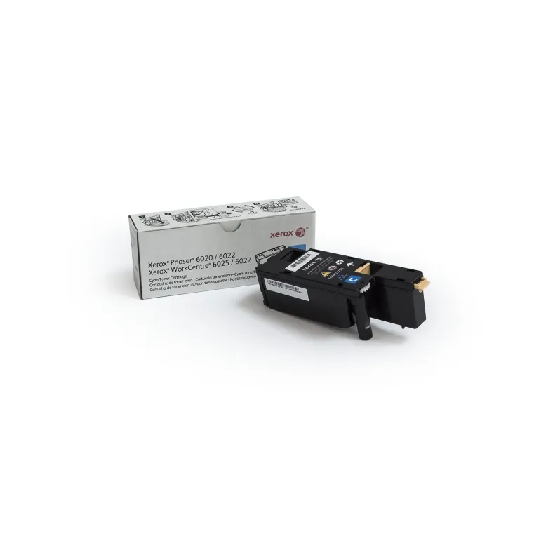Xerox Cartuccia toner Ciano a Standard da 1.000 pagine per Phaser 6020   6022   WorkCentre 6025   6027 (106R02756)
