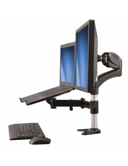 StarTech Supporto per singolo Monitor con base per portatile ad altezza regolabile One Touch
