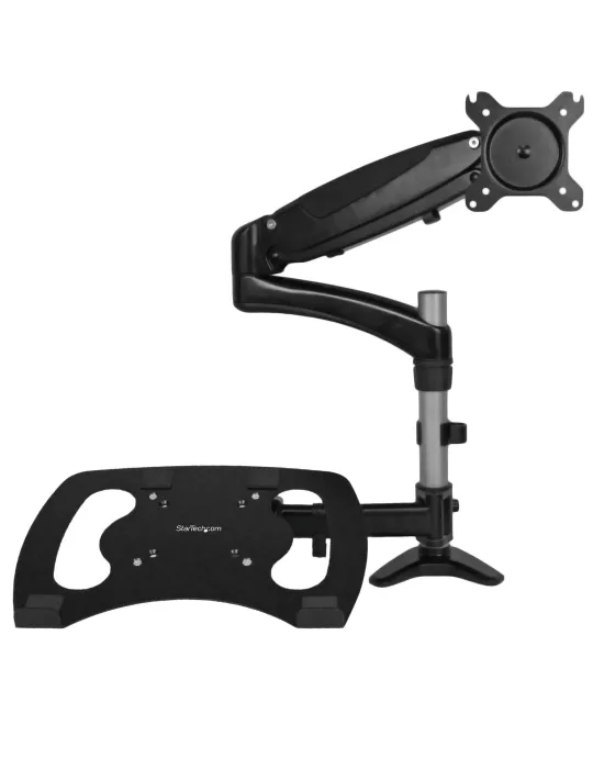 StarTech Supporto per singolo Monitor con base per portatile ad altezza regolabile One Touch