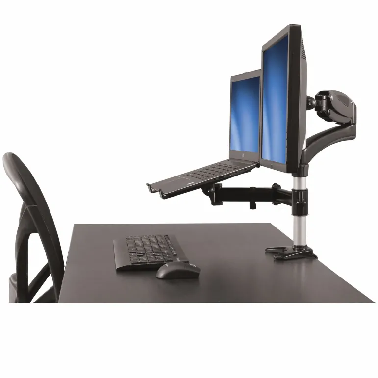 StarTech Supporto per singolo Monitor con base per portatile ad altezza regolabile One Touch