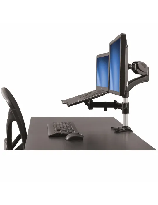 StarTech Supporto per singolo Monitor con base per portatile ad altezza regolabile One Touch