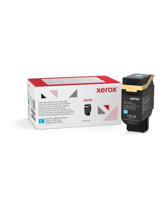Xerox Cartuccia toner Ciano a High capacity da 5500 Pagine per Stampante a colori ® C320​ ​multifunzione a colori ® C325