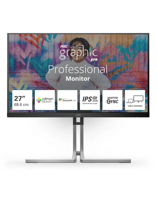 AOC Q27U3CV - Graphic Pro Series Monitor 27" QHD IPS