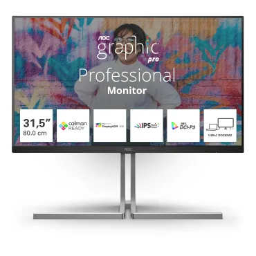 AOC U32U3CV - Graphic Pro Series Monitor 32" 4K Nano IPS