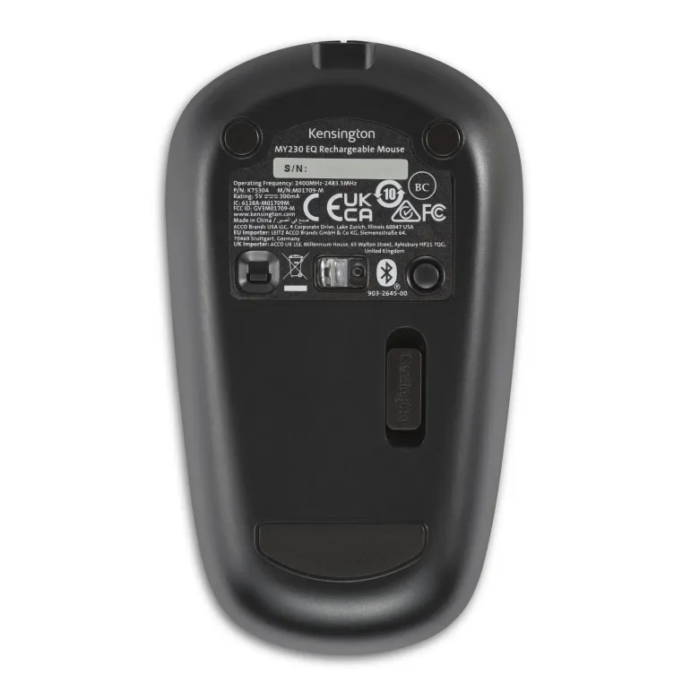 Kensington Mouse wireless ricaricabile MY230 EQ – Dimensioni medie