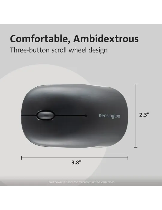 Kensington Mouse compatto Bluetooth Pro Fit