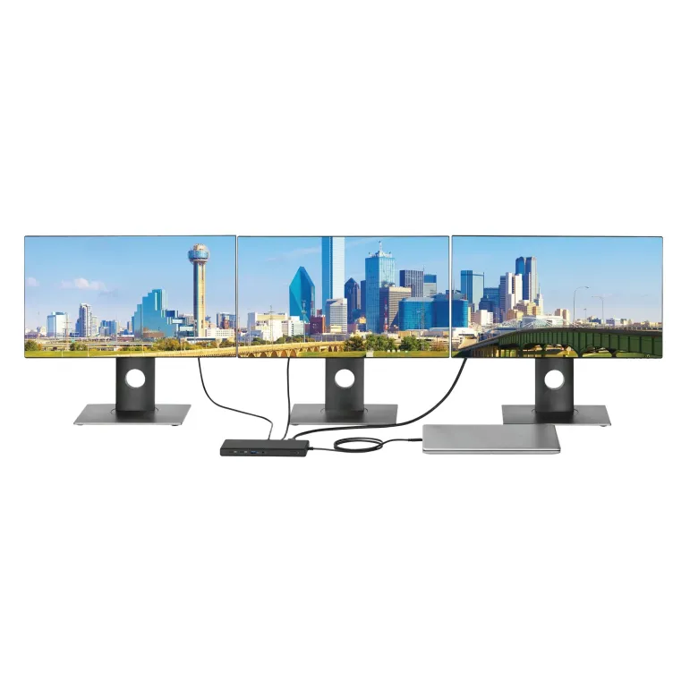 Kensington Docking station SD4842P EQ, con USB-C 10 Gb s, tripla uscita video, senza driver e 100 W PD