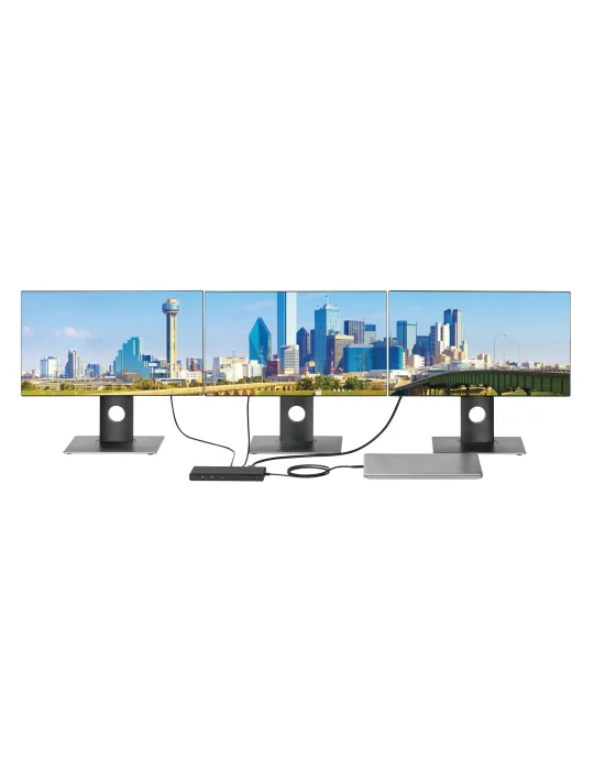 Kensington Docking station SD4842P EQ, con USB-C 10 Gb s, tripla uscita video, senza driver e 100 W PD