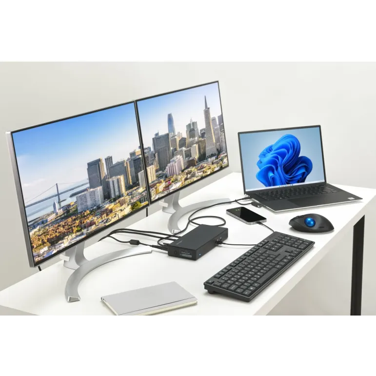 Kensington Docking station doppio 4K USB-C e USB-A SD4781P EQ