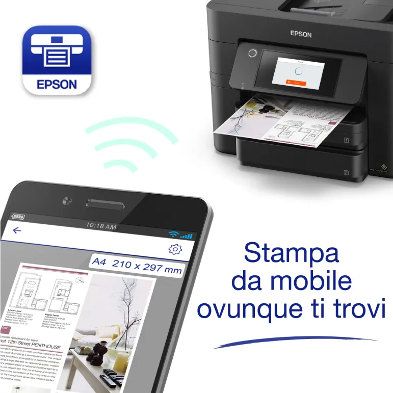 Epson WorkForce Pro WF-4830DTWF Multifunzione inkjet wireless A4